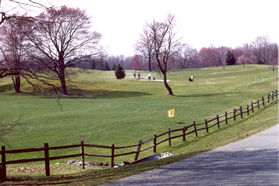 The 18-hole golf course has a separate entrance but is on park grounds.