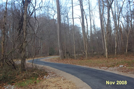 This marks the end of the new section of trail and follows the original trail route from this point.