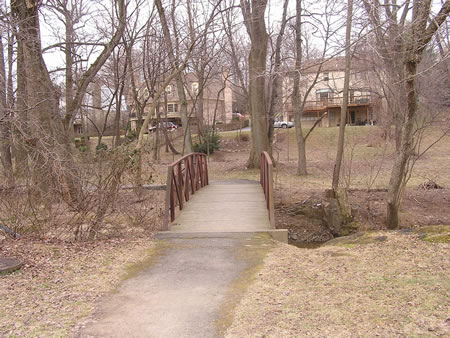 Notice that these homes can observe activities at the bridge.