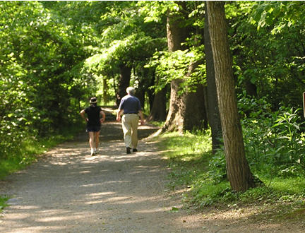 There are numerous hiking trails.
