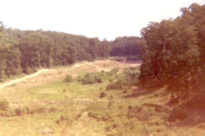 Site of Lake Elsa in 1976