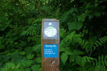Reston Association trail marker