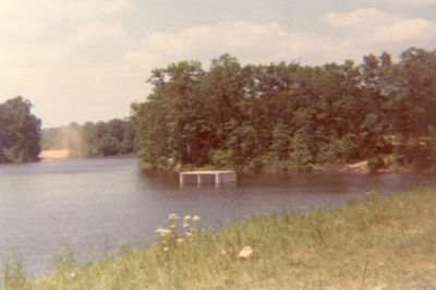 1976 view from Lake Thoreau dam.